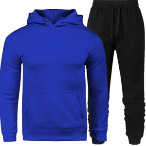 2019 brand sporting suit men warm hooded tracksuit track men's sweat suits set letter print large size sweatsuit male 2XL sets