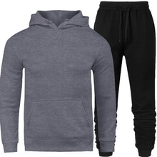 Load image into Gallery viewer, 2019 brand sporting suit men warm hooded tracksuit track men&#39;s sweat suits set letter print large size sweatsuit male 2XL sets