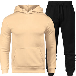 2019 brand sporting suit men warm hooded tracksuit track men's sweat suits set letter print large size sweatsuit male 2XL sets