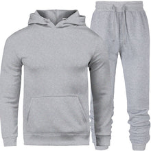 Load image into Gallery viewer, 2019 brand sporting suit men warm hooded tracksuit track men&#39;s sweat suits set letter print large size sweatsuit male 2XL sets