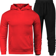 Load image into Gallery viewer, 2019 brand sporting suit men warm hooded tracksuit track men&#39;s sweat suits set letter print large size sweatsuit male 2XL sets