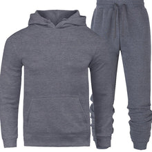 Load image into Gallery viewer, 2019 brand sporting suit men warm hooded tracksuit track men&#39;s sweat suits set letter print large size sweatsuit male 2XL sets
