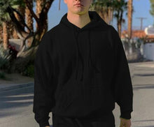 Load image into Gallery viewer, Neon Green Style Men&#39;s Fashion Tracksuit Solid 2 Pieces Long Sleeve Hoody+Loose Swearpants Casual Sportsuit Men 2019 Newest OMSJ